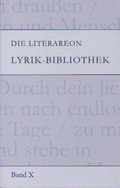 Literareon Lyrik-Bibliothek Band X
