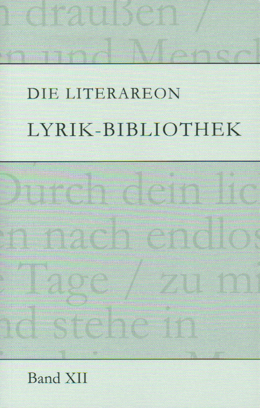 Literareon Lyrik-Bibliothek Band XII